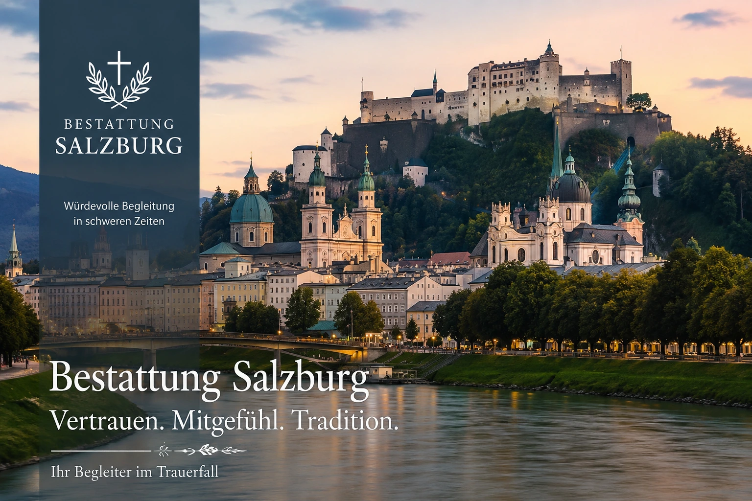 Bestattung Salzburg mit Festung Hohensalzburg